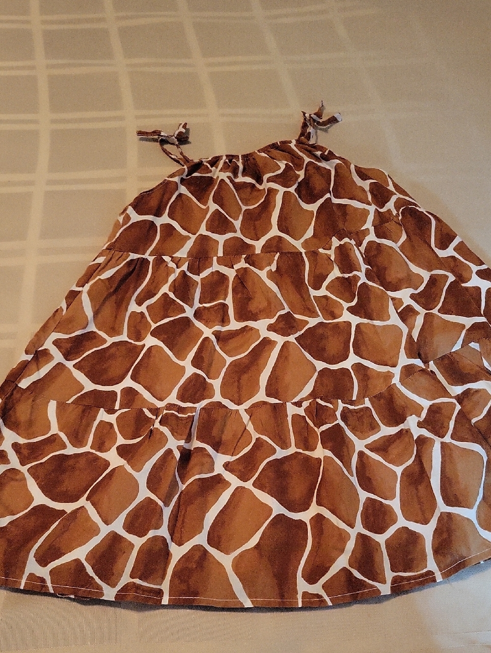 Janie And Jack Giraffe Print Girl's Dress Size 4